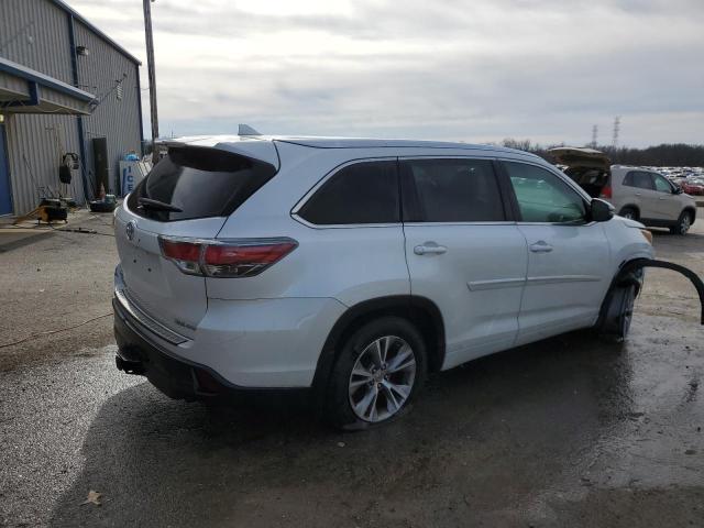 5TDJKRFH1FS190445 - 2015 TOYOTA HIGHLANDER XLE WHITE photo 3
