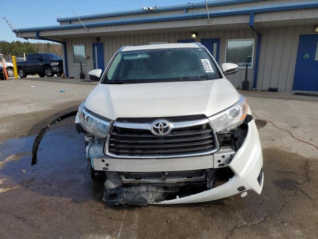 5TDJKRFH1FS190445 - 2015 TOYOTA HIGHLANDER XLE WHITE photo 5