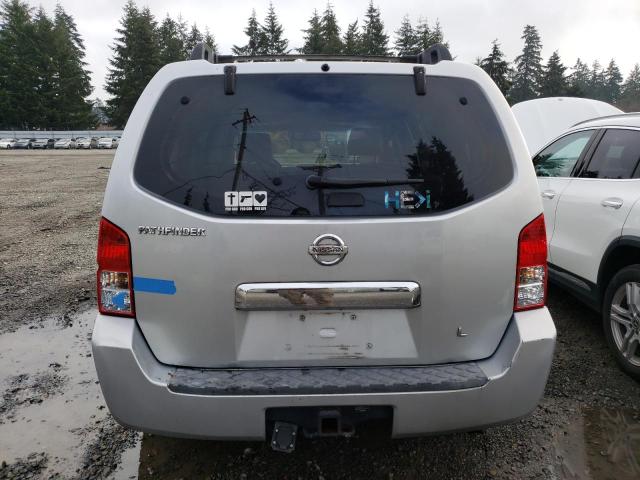 5N1AR18U36C648104 - 2006 NISSAN PATHFINDER LE ვერცხლისფერი ფოტო 6
