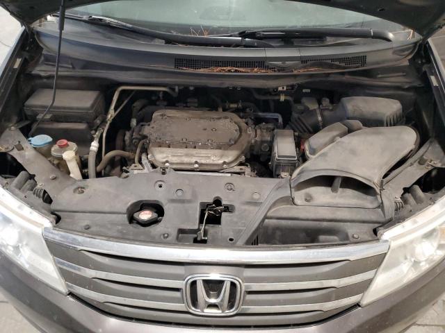 5FNRL5H94DB035095 - 2013 HONDA ODYSSEY TOURING GRAY photo 12