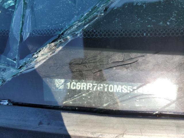 1C6RR7GT0MS514972 - 2021 RAM 1500 CLASS SLT გრაფიტი ფოტო 12