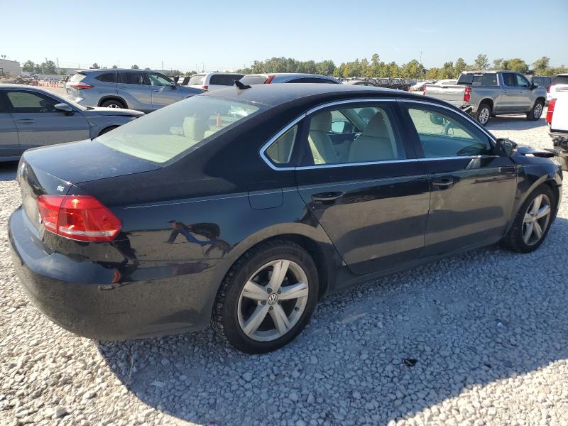 1VWBH7A37EC017576 - 2014 VOLKSWAGEN PASSAT SE BLACK photo 3