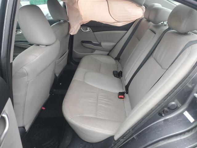 2HGFB2F94DH535180 - 2013 HONDA CIVIC EXL ნაცრისფერი ფოტო 10