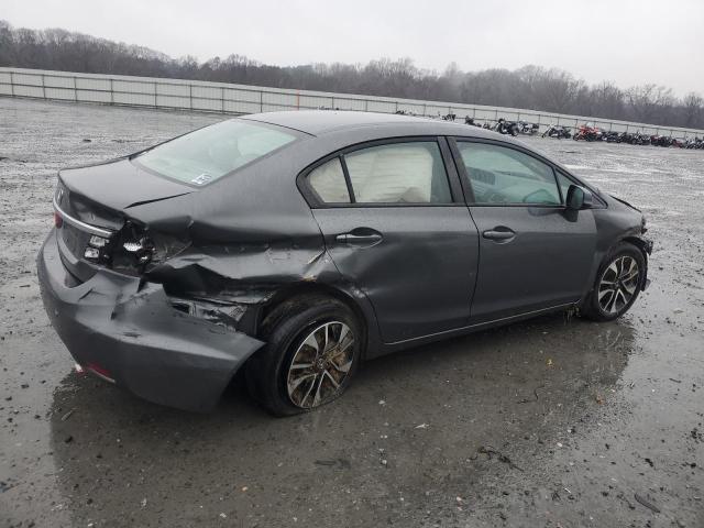 2HGFB2F94DH535180 - 2013 HONDA CIVIC EXL ნაცრისფერი ფოტო 3