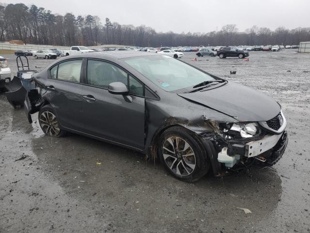 2HGFB2F94DH535180 - 2013 HONDA CIVIC EXL ნაცრისფერი ფოტო 4