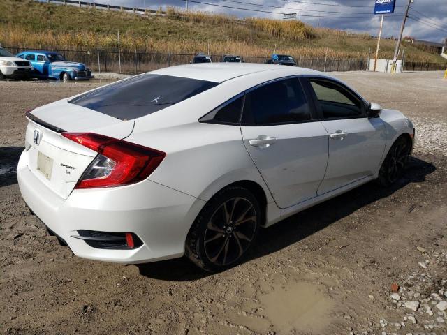 2HGFC2F89LH572146 - 2020 HONDA CIVIC SPORT WHITE photo 3