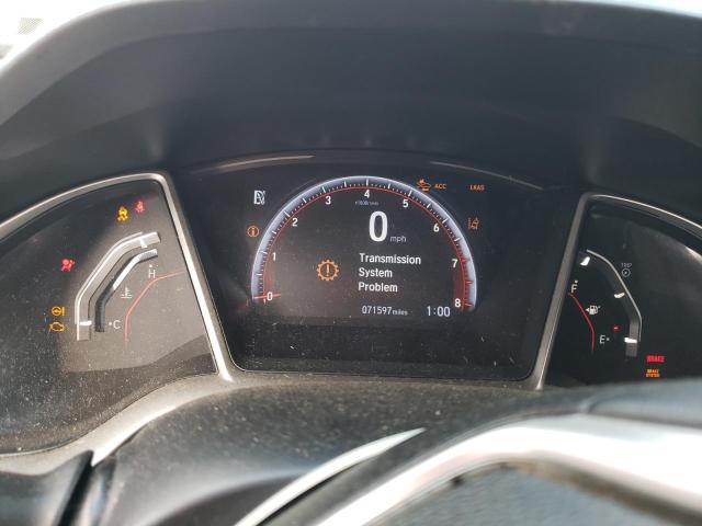 2HGFC2F89LH572146 - 2020 HONDA CIVIC SPORT WHITE photo 9