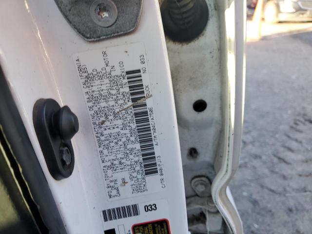 3TMJU62N49M071538 - 2009 TOYOTA TACOMA DOUBLE CAB PRERUNNER WHITE photo 12