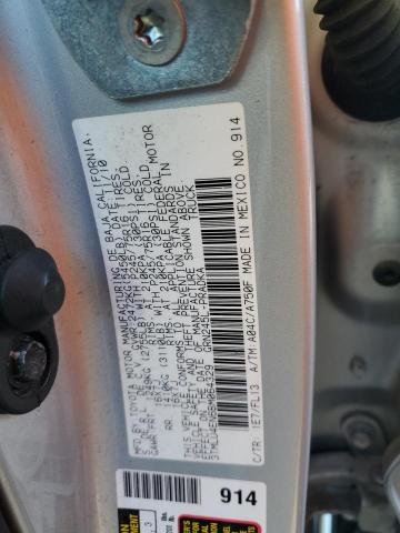 3TMLU4EN6BM064329 - 2011 TOYOTA TACOMA DOUBLE CAB SILVER photo 12