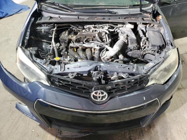 2T1BURHE9GC509652 - 2016 TOYOTA COROLLA L BLUE photo 11
