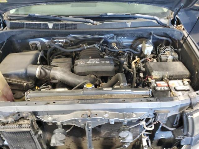 5TFST54107X001148 - 2007 TOYOTA TUNDRA DOUBLE CAB SR5 GRAY photo 11