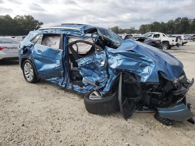 1V26E2CA4LC227964 - 2020 VOLKSWAGEN ATLAS CROS SE BLUE photo 4