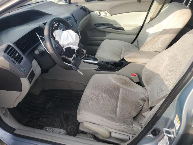 JHMFB4F23CS004961 - 2012 HONDA CIVIC HYBRID ლურჯი ფოტო 7