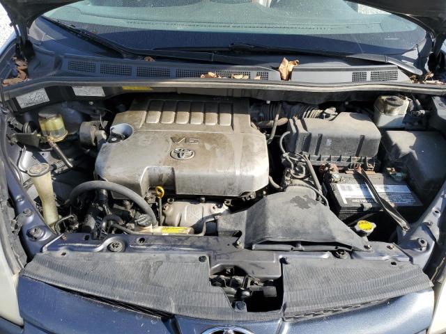 5TDYK4CC9AS302637 - 2010 TOYOTA SIENNA XLE BLUE photo 12