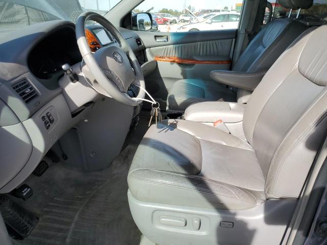 5TDYK4CC9AS302637 - 2010 TOYOTA SIENNA XLE BLUE photo 7
