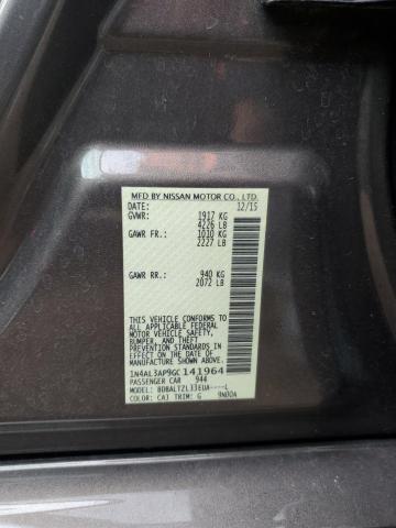 1N4AL3AP9GC141964 - 2016 NISSAN ALTIMA 2.5 Braun Foto 12