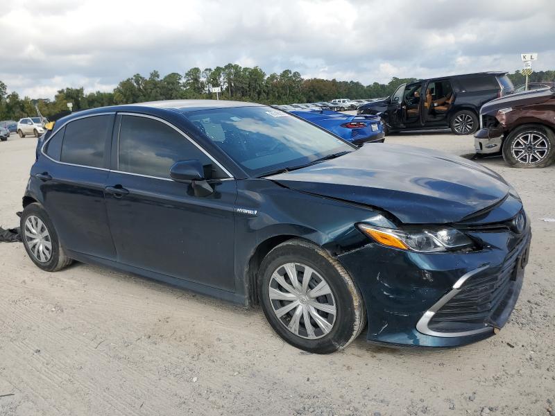 4T1C31AK8MU557825 - 2021 TOYOTA CAMRY LE BLACK photo 4