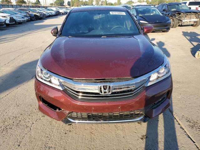 1HGCR2F56GA232450 - 2016 HONDA ACCORD SPORT BURGUNDY photo 5