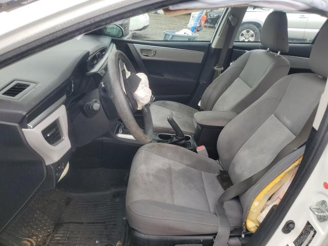 2T1BURHE2FC308996 - 2015 TOYOTA COROLLA L WHITE photo 7