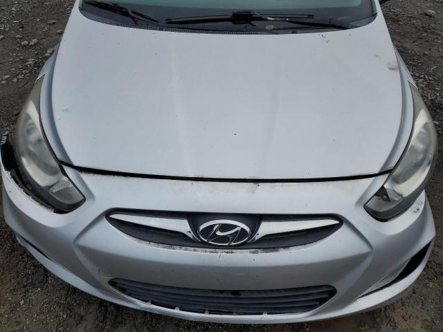 KMHCU4AE1CU234062 - 2012 HYUNDAI ACCENT GLS ვერცხლისფერი ფოტო 11