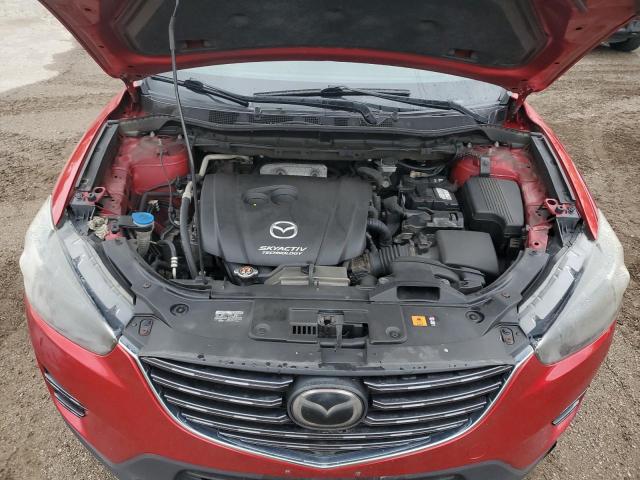 JM3KE4DY2G0812211 - 2016 MAZDA CX-5 GT წითელი ფოტო 12