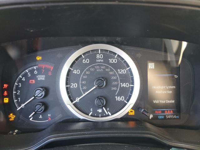 5YFEPMAE8NP372444 - 2022 TOYOTA COROLLA LE BLUE photo 9