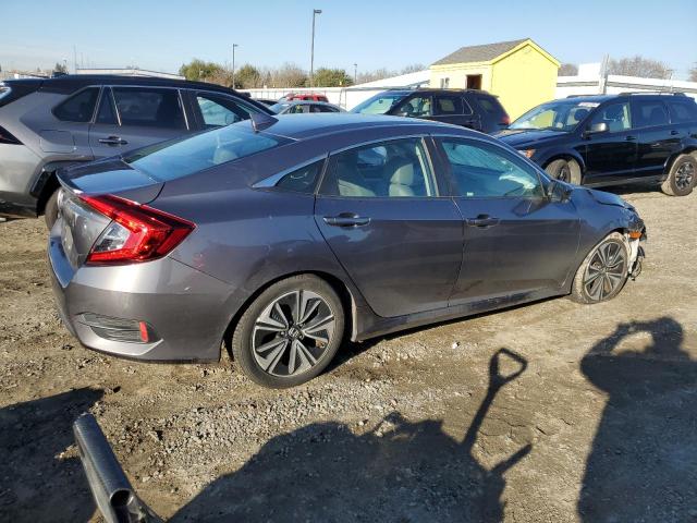 19XFC1F75HE215176 - 2017 HONDA CIVIC EXL ნაცრისფერი ფოტო 3