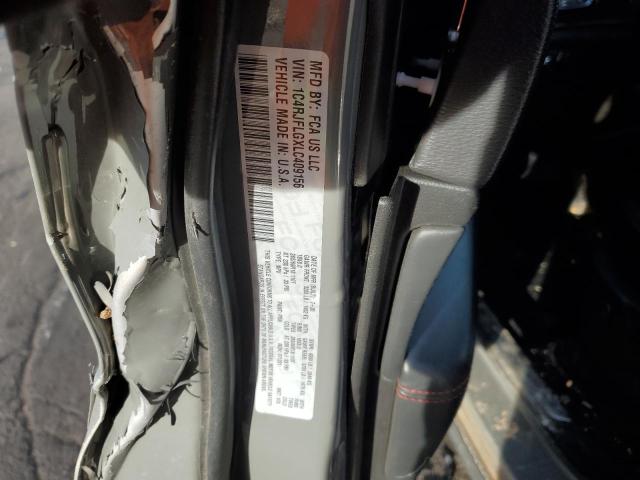 1C4RJFLGXLC409156 - 2020 JEEP GRAND CHER TRAILHAWK ნაცრისფერი ფოტო 12