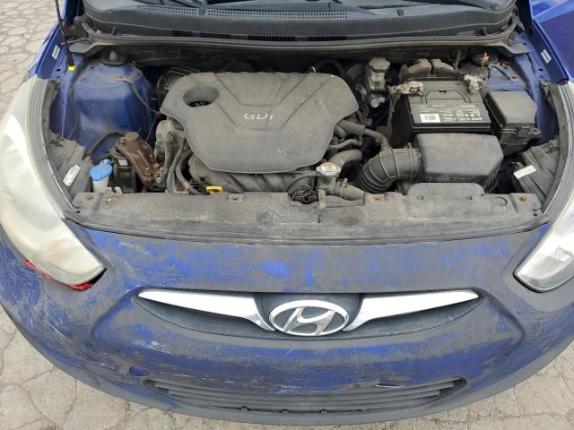 KMHCT4AE3CU151624 - 2012 HYUNDAI ACCENT GLS BLUE photo 11