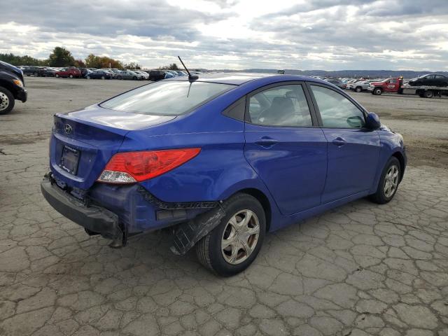 KMHCT4AE3CU151624 - 2012 HYUNDAI ACCENT GLS BLUE photo 3