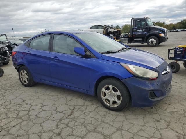 KMHCT4AE3CU151624 - 2012 HYUNDAI ACCENT GLS BLUE photo 4