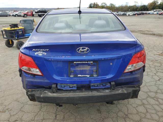 KMHCT4AE3CU151624 - 2012 HYUNDAI ACCENT GLS BLUE photo 6
