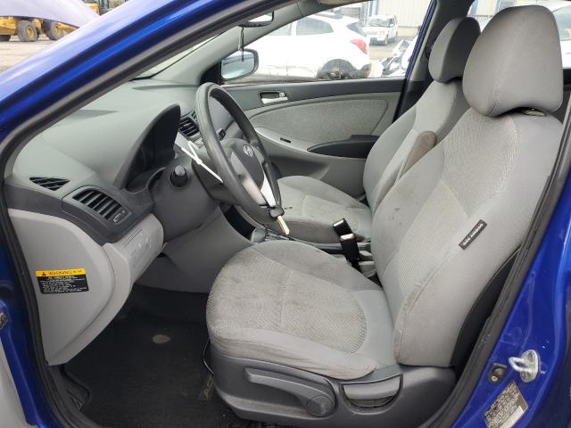 KMHCT4AE3CU151624 - 2012 HYUNDAI ACCENT GLS BLUE photo 7
