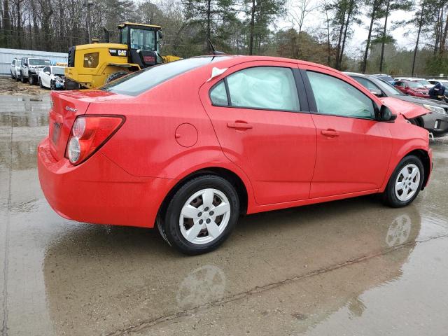 1G1JA5SH6E4226828 - 2014 CHEVROLET SONIC LS RED photo 3
