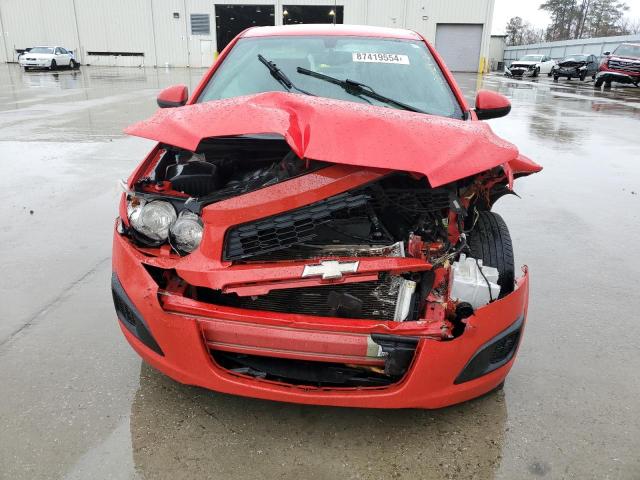 1G1JA5SH6E4226828 - 2014 CHEVROLET SONIC LS RED photo 5