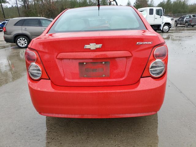 1G1JA5SH6E4226828 - 2014 CHEVROLET SONIC LS RED photo 6