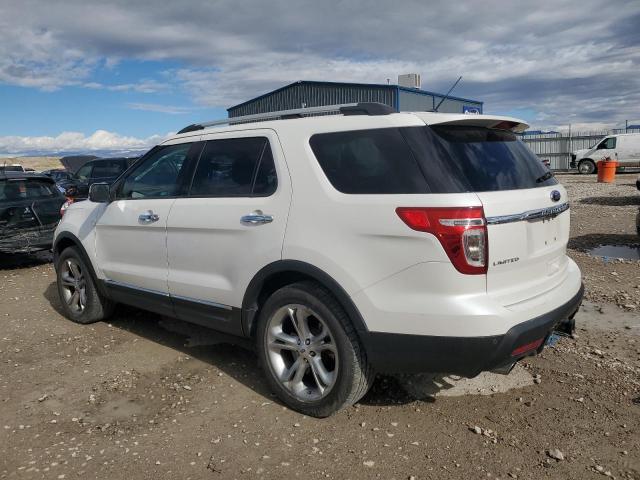 1FM5K8F80EGA55957 - 2014 FORD EXPLORER LIMITED თეთრი ფოტო 2