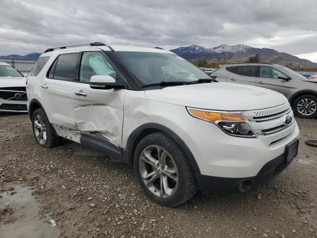 1FM5K8F80EGA55957 - 2014 FORD EXPLORER LIMITED თეთრი ფოტო 4