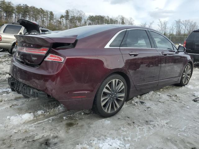 3LN6L5E95HR660399 - 2017 LINCOLN MKZ RESERVE ბურგუნდია ფოტო 3