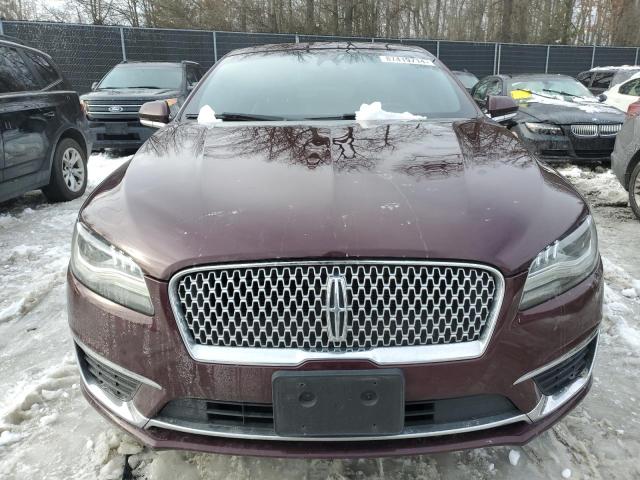 3LN6L5E95HR660399 - 2017 LINCOLN MKZ RESERVE ბურგუნდია ფოტო 5