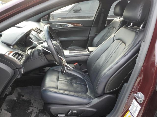 3LN6L5E95HR660399 - 2017 LINCOLN MKZ RESERVE ბურგუნდია ფოტო 7