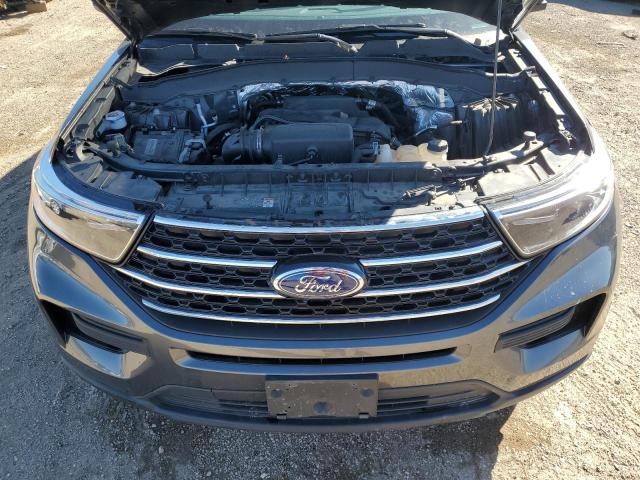 1FMSK8DH9LGB34496 - 2020 FORD EXPLORER XLT Gris foto 11