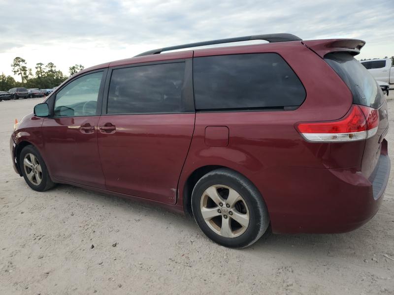 5TDKK3DC2BS131858 - 2011 TOYOTA SIENNA LE Բորդո լուսանկար 2