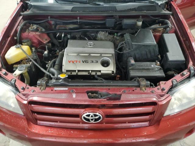 JTEEP21A240029067 - 2004 TOYOTA HIGHLANDER Qırmızı foto 12