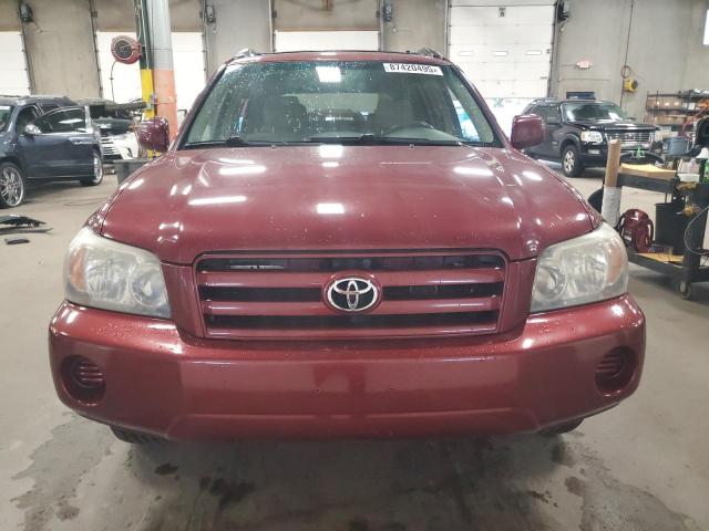 JTEEP21A240029067 - 2004 TOYOTA HIGHLANDER Qırmızı foto 5