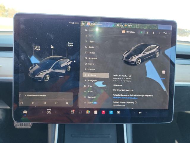 5YJ3E1EBXJF087374 - 2018 TESLA MODEL 3 GRAY photo 9
