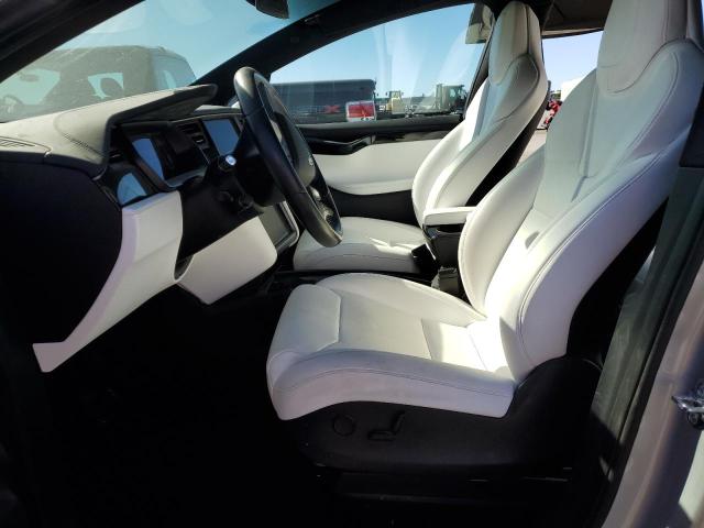 5YJXCAE21JF117787 - 2018 TESLA MODEL X SILVER photo 7