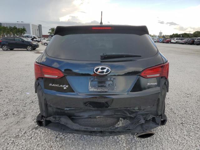 5NMZT3LB2JH066256 - 2018 HYUNDAI SANTA FE S BLACK photo 6