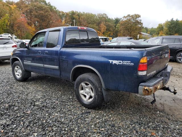 5TBBT44113S393706 - 2003 TOYOTA TUNDRA ACCESS CAB SR5 BLUE photo 2