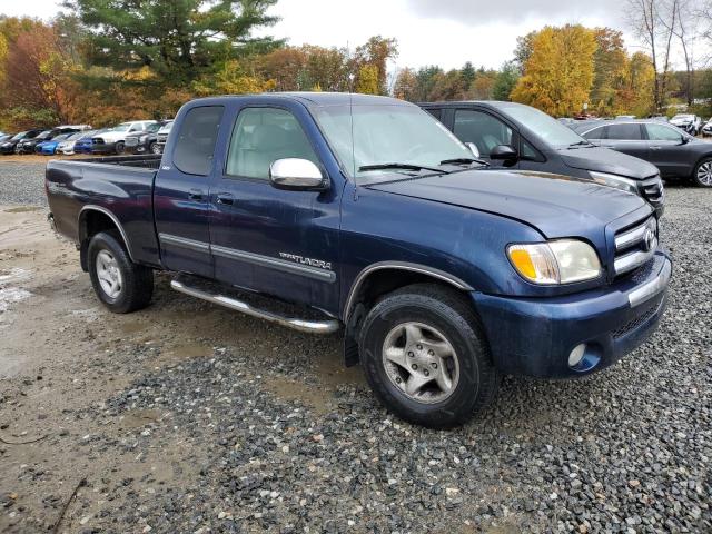 5TBBT44113S393706 - 2003 TOYOTA TUNDRA ACCESS CAB SR5 BLUE photo 4
